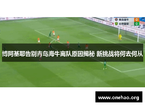 博阿基耶告别青岛海牛离队原因揭秘 新挑战将何去何从