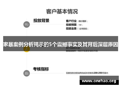 家暴案例分析揭示的5个震撼事实及其背后深层原因
