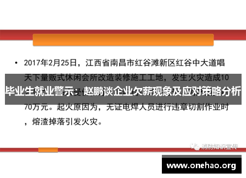 毕业生就业警示：赵鹏谈企业欠薪现象及应对策略分析